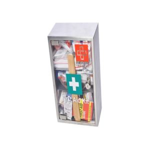 Stainless steel first aid kit