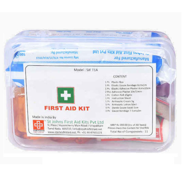 First Aid Kit for two wheelers & four wheelers case