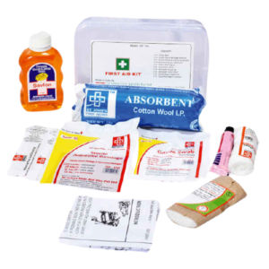 First Aid Kit for Two Wheelers & four wheelers plastic